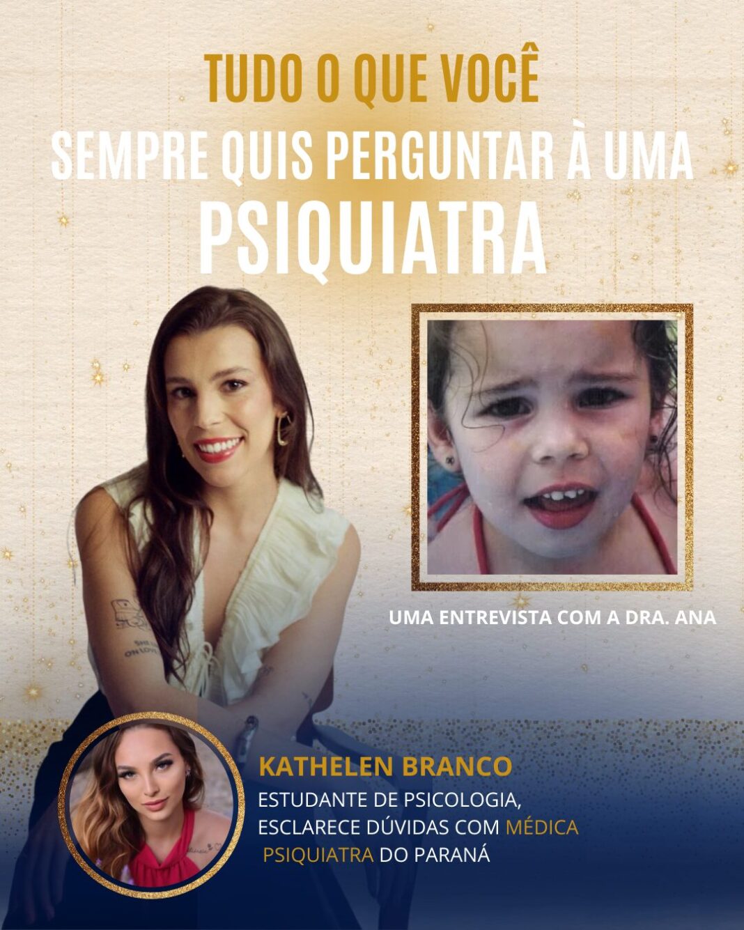 Dra Ana convidada pelo Universo e Cultura, entrevistada por Kathelen Branco