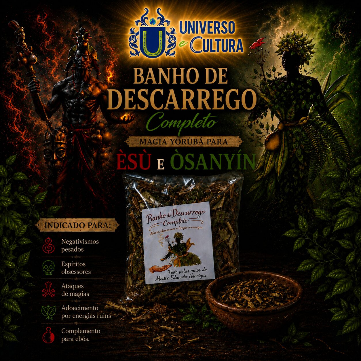 Banho de descarrego completo