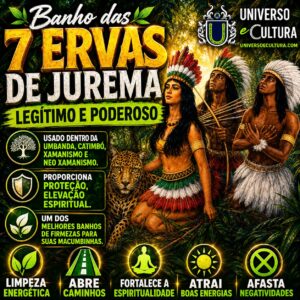 Banho 7 Ervas da Jurema - Legítimo e Poderoso (50g) Encantado